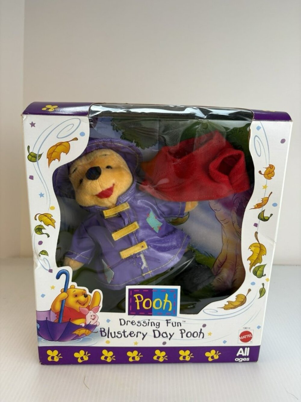 Mattel Disney 1998 Dressing Fun Blustery Day Pooh Vintage and Rare!